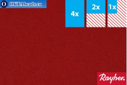 Моделируемый фетр Rayher бордовый ~1,5мм, 22x15см rayher-007