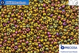 Preciosa czech seed beads 1 quality iris (59148) 6/0, 50g R06PR59148