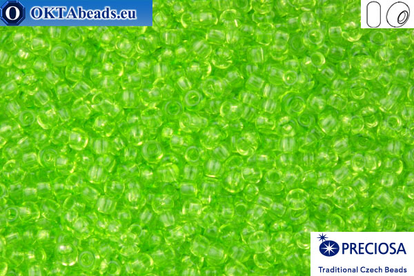 Preciosa czech seed beads 1 quality chartreuse solgel (01154) 10/0, 50g R10PR01154
