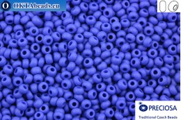 Preciosa czech seed beads 1 quality blue matte (33050m) 9/0, 50g R09PR33050m