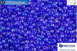 Preciosa czech seed beads 1 quality blue AB (31050) 10/0, 50g R10PR31050