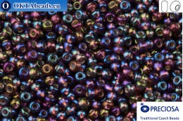 Preciosa czech seed beads 1 quality amethyst silver lined rainbow (27069) 10/0, 50g