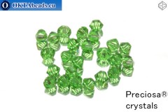 Прециоза Хрустальные Биконусы - Peridot 4мм, 24шт