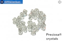 Прециоза Хрустальные Биконусы - Crystal 4мм, 24шт