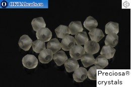 Preciosa Crystal Bicone - Black Diamond Matt 3mm, 24pc 3PRcrys61