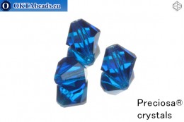 Preciosa Crystal Bicone - Capri Blue 10mm, 3pc 10PRcrys1