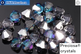 Preciosa Crystal Bicone Crystal Bermuda Blue 4mm, 24pc 4PRcrys89