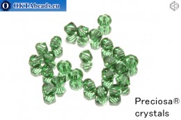 Preciosa Crystal Bicone - Green Turmaline 4mm, 24pc 4PRcrys54