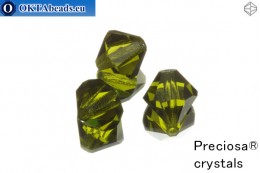 Preciosa Crystal Bicone - Olivine 10mm, 3pc 10PRcrys3