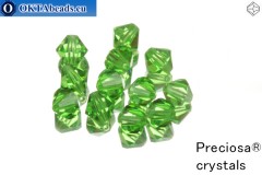 Preciosa Crystal Bicone - Peridot 6mm, 12pc