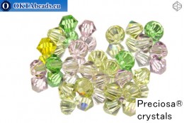 Preciosa Crystal Bicone - Pink Lemonade 4mm, 24pc 4PRcrys69