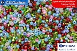 Preciosa czech seed beads mix 10-11-12/0, ~50g 2CR070
