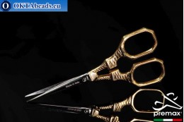 Embroidery Scissors Premax 24k Gold Plated 10cm