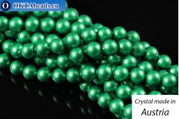 Rakouský 5810 Pearls Crystal Eden Green 5mm, 1ks