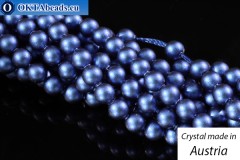 Austrian 5810 Pearls Crystal Iridescent Dark Blue 5mm, 1pc