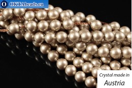 Rakouský 5810 Pearls Crystal Platinum 5mm, 1ks