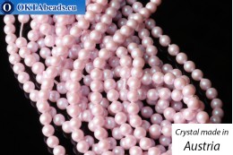 Rakouský 5810 Pearls Crystal Iridescent Dreamy Rose 6mm, 1ks SVP-0079