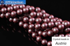 Rakouský 5810 Pearls Crystal Iridescent Red 6mm, 1ks