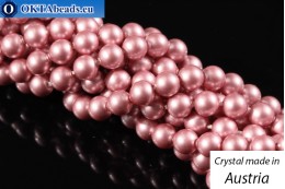 Austrian 5810 Pearls Crystal Powder Rose 3mm, 1pc