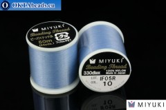 Miyuki threads size B Lt Blue 50m