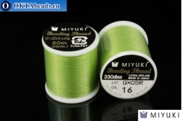 Miyuki threads size B Peridot 50m