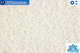 Toho Beads Opaque-Lustered White (121) 15/0