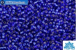 TOHO Beads Round Silver-Lined Cobalt (28) 11/0