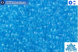TOHO Beads Transparent Aquamarine (3) 15/0 TR-15-3