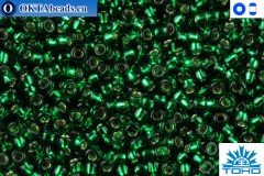 TOHO Beads Silver-Lined Green Emerald (36) 15/0