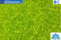 TOHO Beads Transparent Lime Green (4) 11/0 TR-11-4