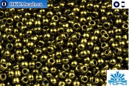 TOHO Beads Gold-Lustered Dark Chocolate Bronze (422) 15/0 TR-15-422