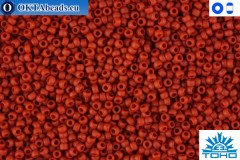 TOHO Beads Opaque-Frosted Terra Cotta (46LF) 15/0