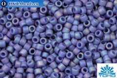 TOHO Beads Round Semi Glazed Rainbow Soft Blue (2636F) 15/0, 5gr