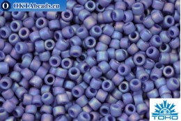 TOHO Beads Round Semi Glazed Rainbow Soft Blue (2636F) 15/0, 5gr TR-15-2636F