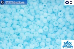 TOHO Beads Ceylon Frosted Aqua (143F) 11/0