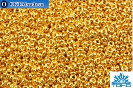 TOHO Beads Demi Round Metallic 24K Gold Plated (712) 11/0