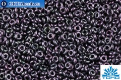 TOHO Beads Demi Round Metallic Amethyst Gun Metal (90) 8/0