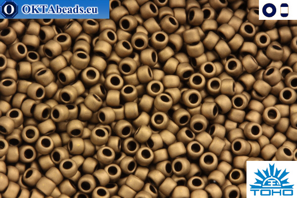 TOHO Beads Frosted Bronze (221F) 15/0 – shop buy online seedbeads beads  finding TR-15-221F