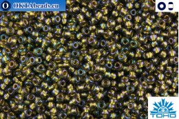TOHO Beads Gold-Lined Luster Black Diamond (271) 15/0