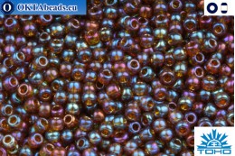 TOHO Beads Gold-Lustered Root beer (454) 11/0