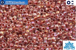 TOHO Beads Inside-Color Rainbow Crystal/Sandstone Lined (784) 15/0 TR-15-784