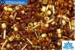 TOHO Beads Mix Kohaku - Amber(3219) TX-01-3219