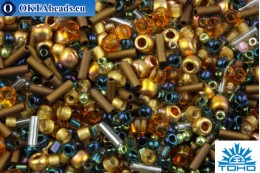 TOHO Beads Mix Raiden- Gold/Green/Blue Mix (3220) TX-01-3220