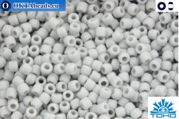 TOHO Beads Opaque-Frosted Gray (53F) 11/0 TR-11-53F
