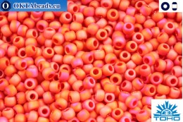 TOHO Beads Opaque-Rainbow Frosted Cherry (405F) 11/0