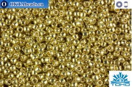 TOHO Beads Permanent Finish - Galvanized Yellow Gold (PF559) 11/0 TR-11-PF559