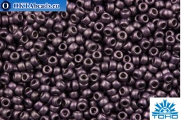 TOHO Beads Round Dark Purple Metallic Matte (607F) 11/0