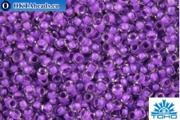 TOHO Beads Round Inside Color Crystal-Purple Lined (935) 15/0 TR-15-935