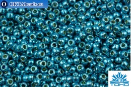 TOHO Beads Round PermaFinish Galvanized Aqua Sky (PF582) 11/0 TR-11-PF582