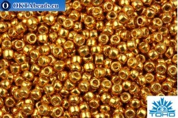 TOHO Beads Round PermaFinish Galvanized Old Gold (PF591) 11/0 TR-11-PF591